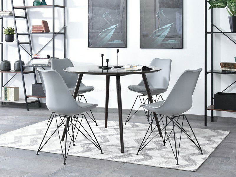 Stolica Large Rod (siva + crna)