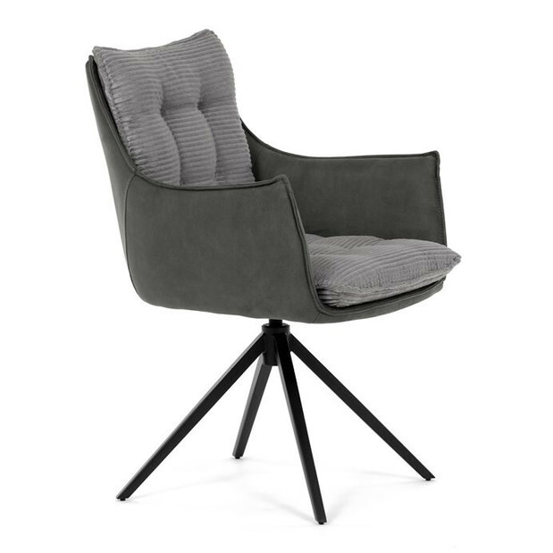 Jedálenská stolička Dumling (sivá)