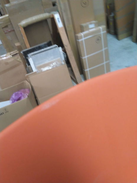 Jedálenská stolička Recibir (oranžová) *bazár