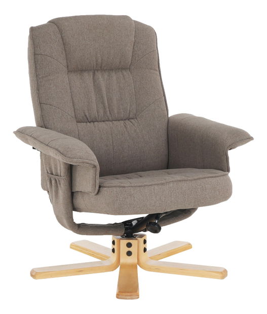 Relaxációs fotel Lerato (barnásszürke)