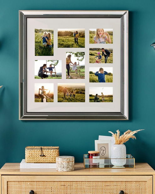 Cadru pentru 10 fotografii Dorothy (argintiu)