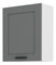 Dulap superior de bucătărie Lucid 60 G 72 1F (dustgrey + alb)