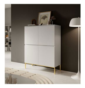 Komód Bennasi B1  (fehér + arany)