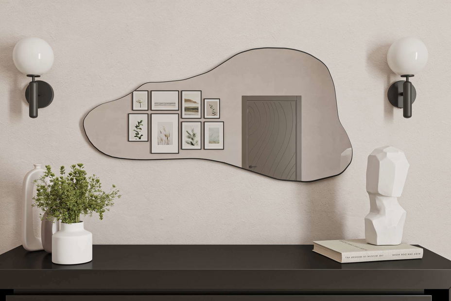 Zrkadlo Seily (čierna)