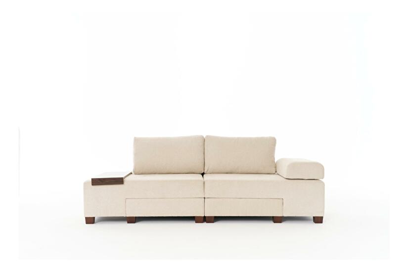 Sofa na razvlačenje Perenilla C (krem + orah)