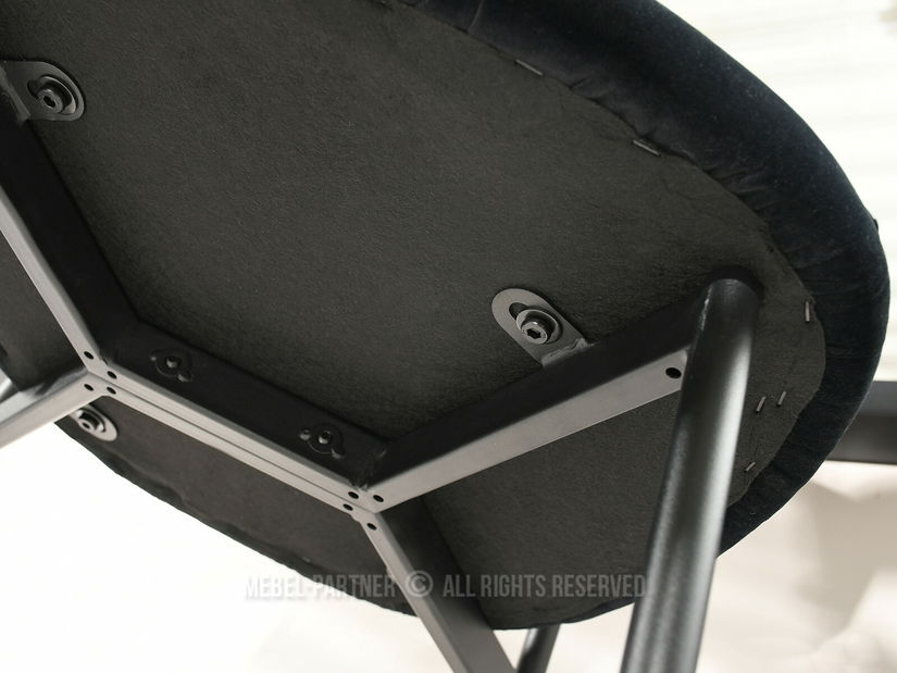 Scaun bar Inezenente (negru)