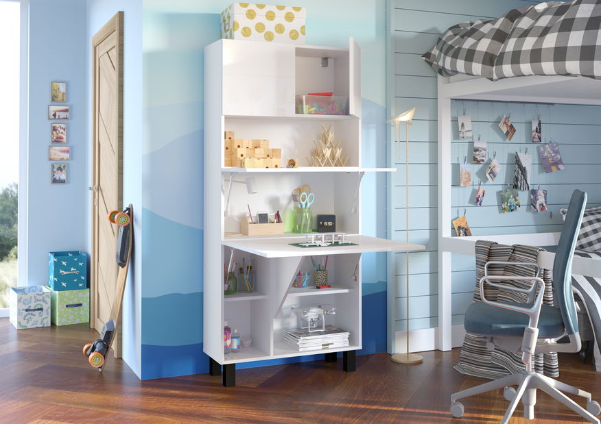 PC stolić Home (bijela sjajna)