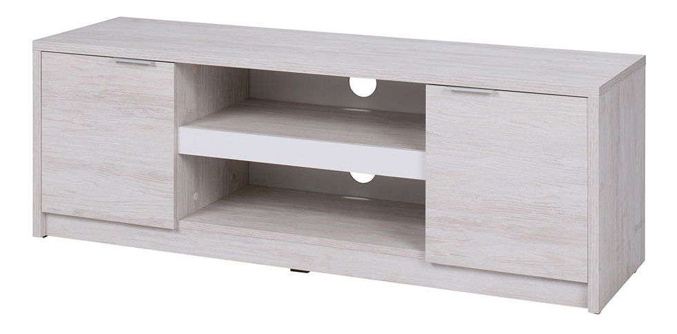 TV asztal Desayuno RTV2D (fehér tölgy + matt fehér)