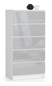 Komód Kalista V (fémes fényű)