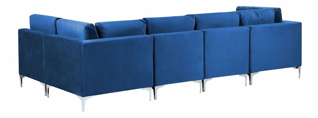 Rohová sedacia súprava Eldridge (parížska modrá) (L)