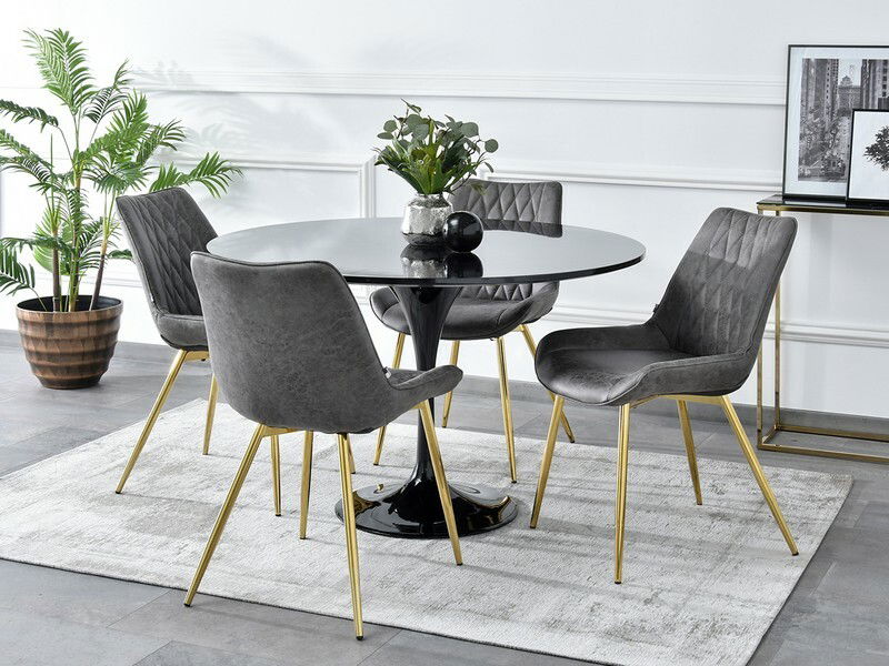 Szék Aron (szürke + arany)