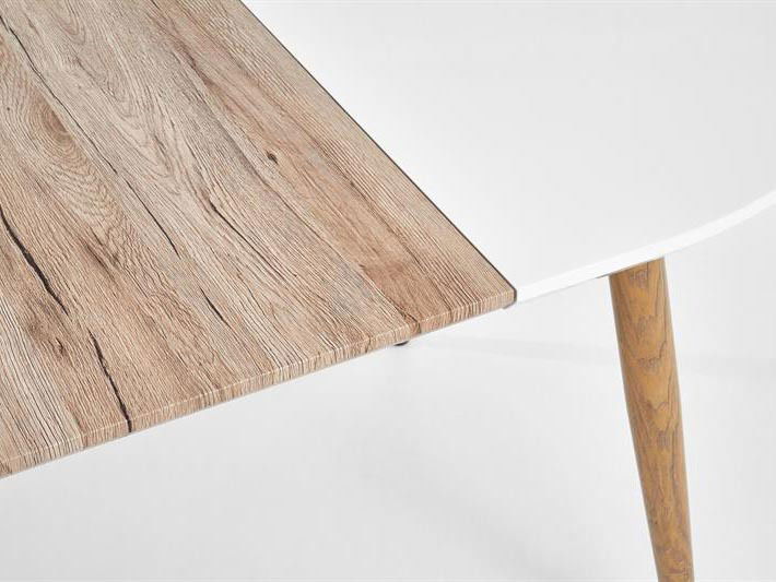 Masă de sufragerie extensibilă 120-200 cm Edgar (stejar san remo) (pentru 6 8 persoane)