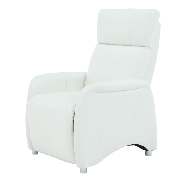 Fotoliu pentru relax Francesco CH 113100 piele PU Alb