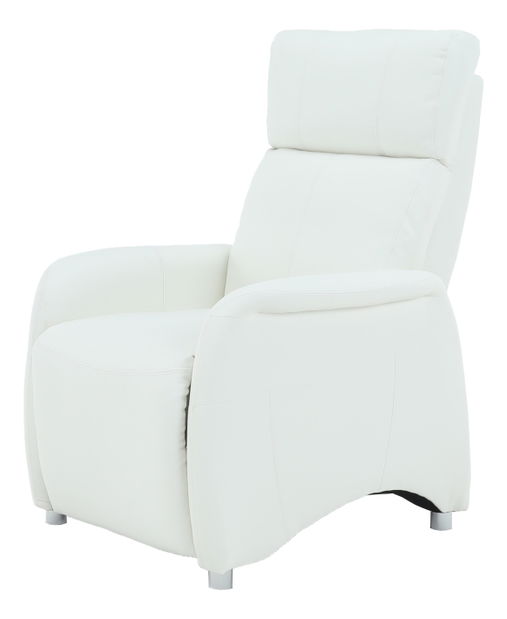 Fotoliu pentru relax Francesco CH 113100 piele PU Alb