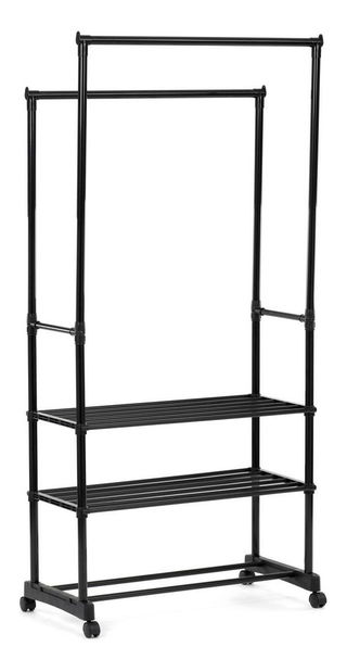 Cuier cu roți Ganaban (negru)