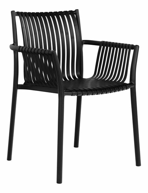 Záhradná stolička Tantinaina (čierna)