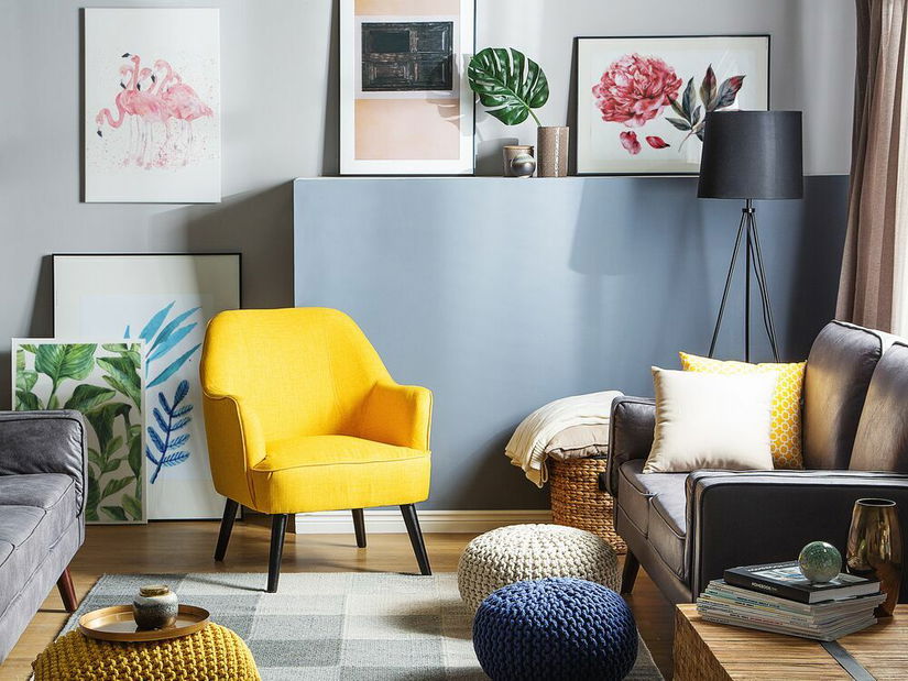 Kreslo Lockerby (žltá) *výpredaj