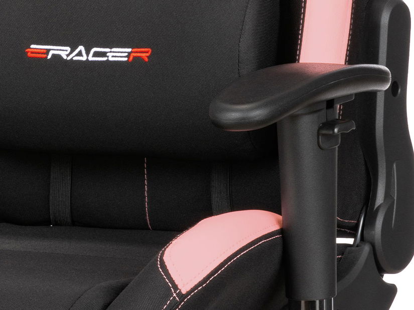 Uredska stolica Kelby-F02-PINK (crna + ružičasta)