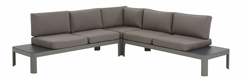Set pentru grădină FERNI (gri) (pentru 5 persoane)