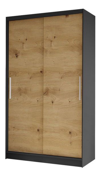 Dulap de haine Keira I (Alb + stejar sonoma)