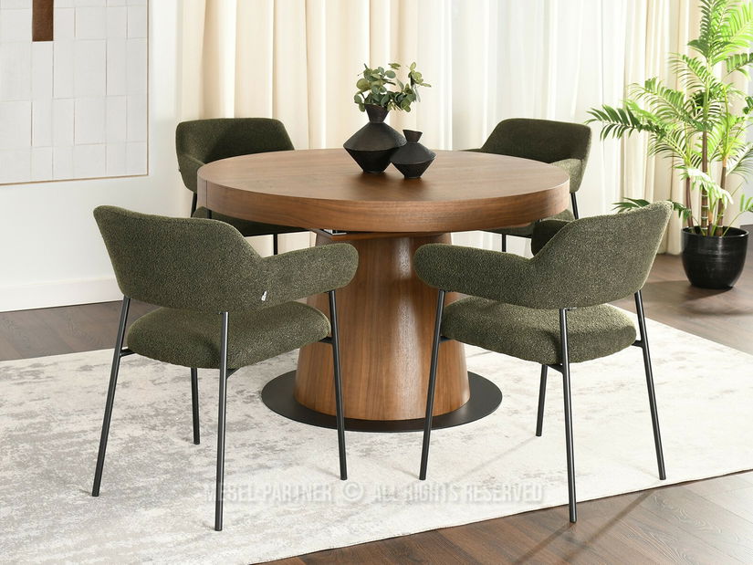 Scaun sufragerie Exigente (verde + negru)