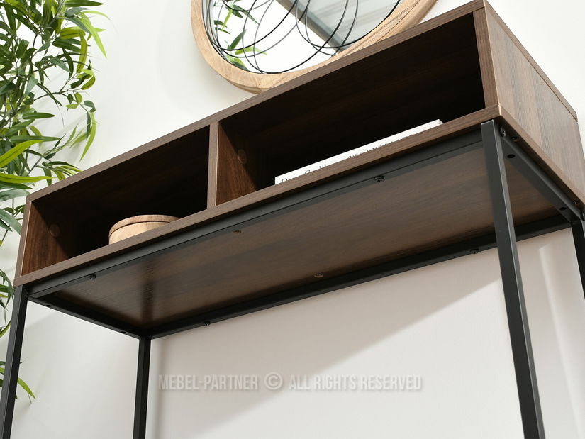 Konzolni stolić Frey (orah + crna)