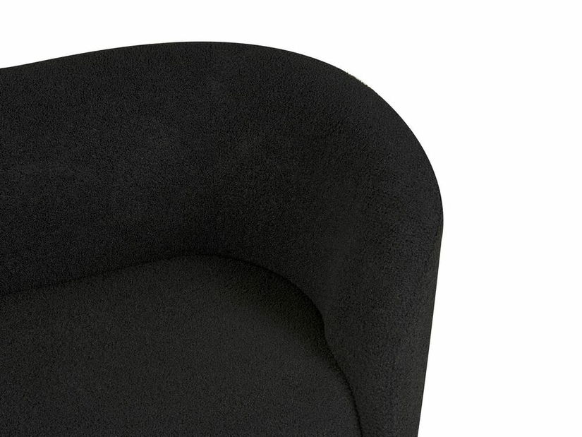 Canapea două locuri Leon (negru)