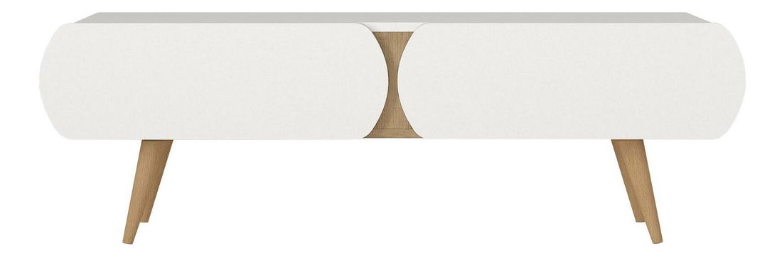 TV stolík/skrinka Eleonor 120 (dub biely)