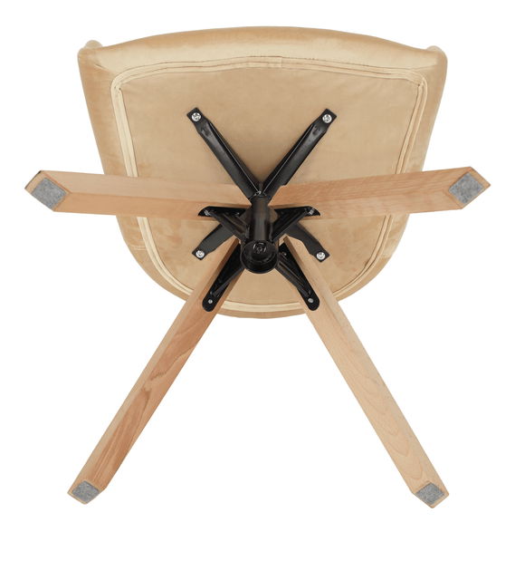 Fotoliu modern rotativ Daline (bej)