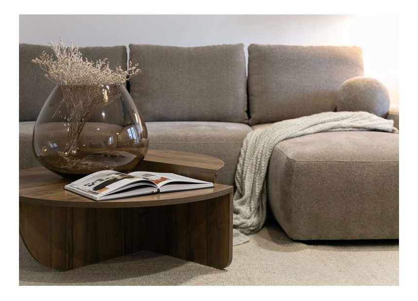 Colțar Carlito (D) (bej deschis + negru)