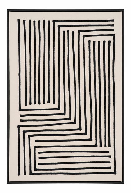 Obraz na plátne Lilena 1 (čierna + béžová)