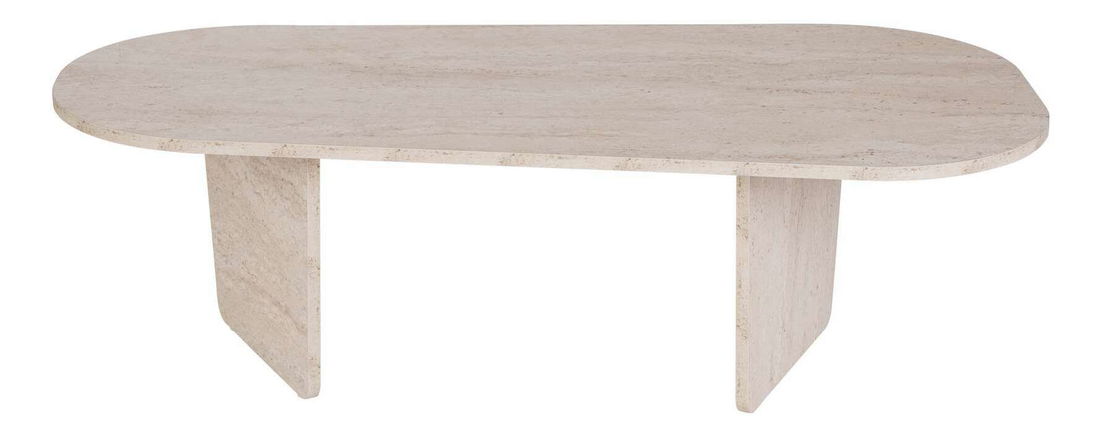 Konferenčný stolík Ovallo (travertín)