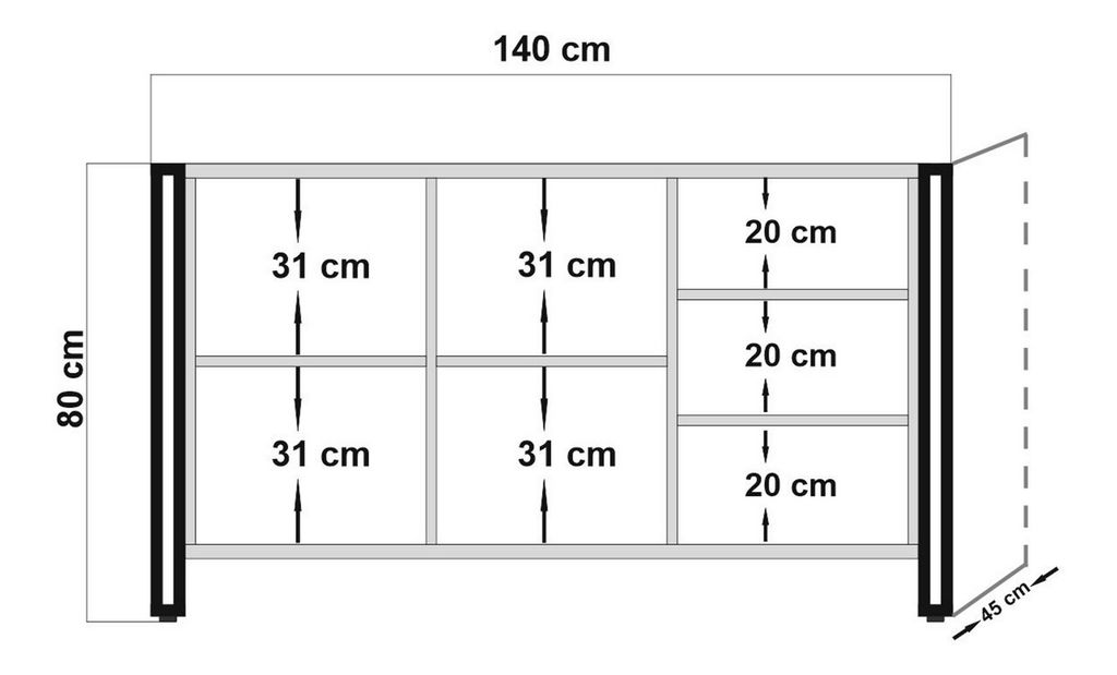 Skrinka Cosmopolitan (atlantická borovica + čierna)