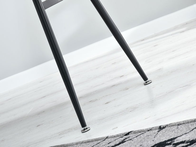 PC stolić Vicken (hrast + crna)