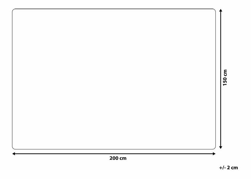 Pătură 200x150 cm SALIER (poliester) (gri)
