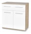 Komód Vida KM 1 (fehér + sonoma tölgy)