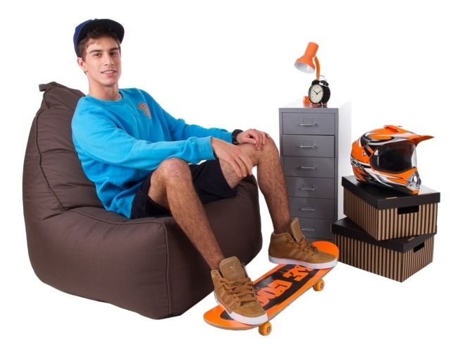 Fotoliu puf Glory XXL (maro)