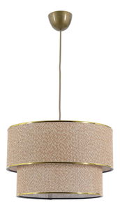 Stropna svjetiljka Clefereffa 1 (ecru + smeđa)