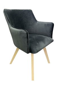 Étkezőszék Losu (sötétszürke + bükk)