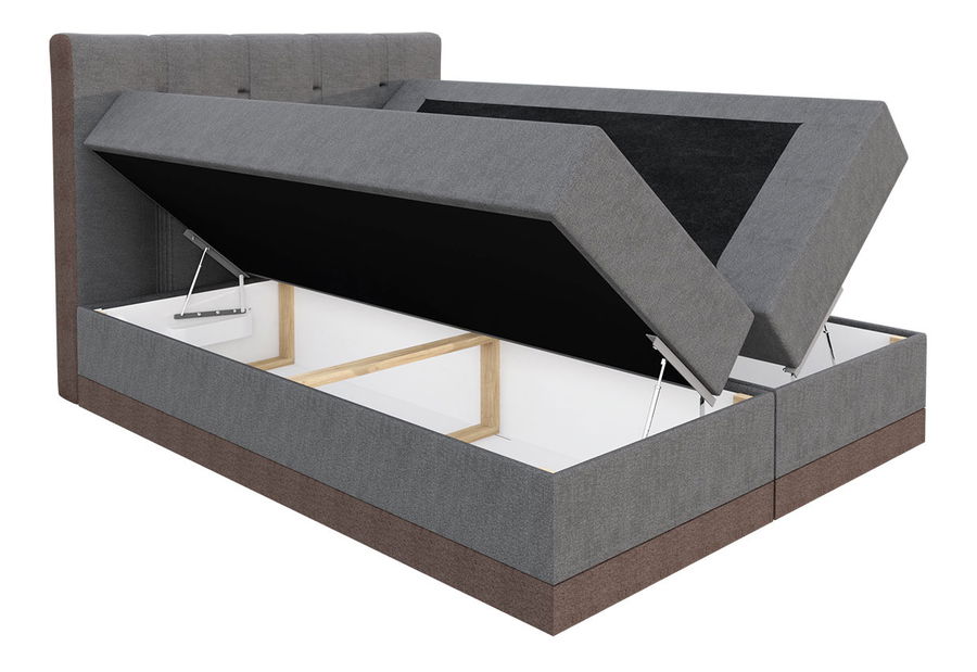 Pat matrimonial 180 cm Ork (gri)
