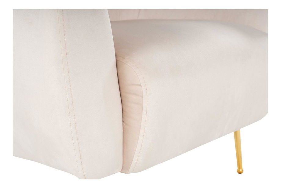 Fotel Essia (bézs + arany)