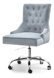 Stolička Sonia (sivá + chrómová)