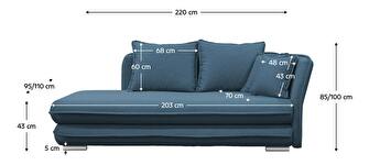 Sofa s prostorom za odlaganje Limfa (whisper 12) (D) 