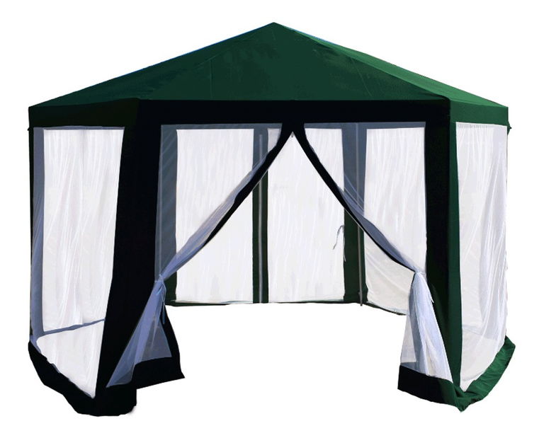 Kerti pavilon Rhoda (zöld + fehér)