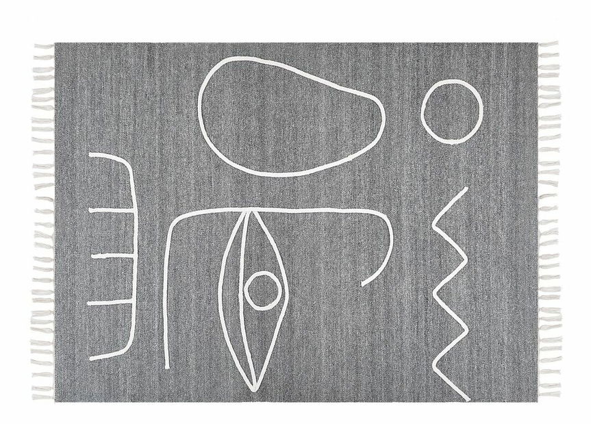 Covor 140 x 200 cm Yavie (gri)