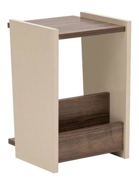 Kézi asztal Pitudu 3 (dió + bézs) 