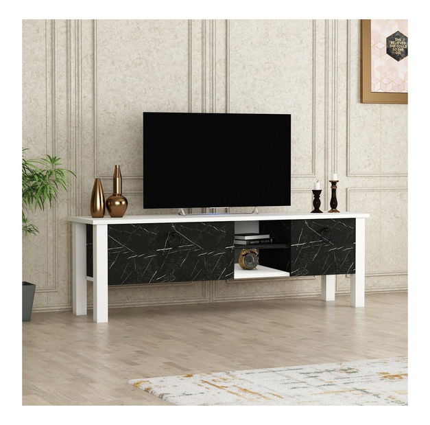 TV stolić/ormarić Tuteku 1 (bijela + crna)