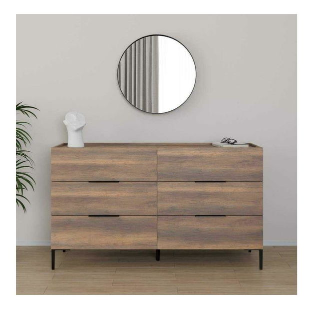 Comodă Seraphina 6 (nuc) 