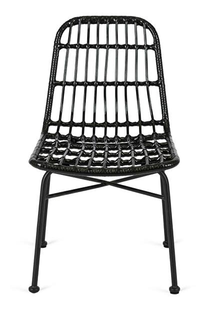 Záhradný set Fabricaria (čierna) (pre 4 osoby)