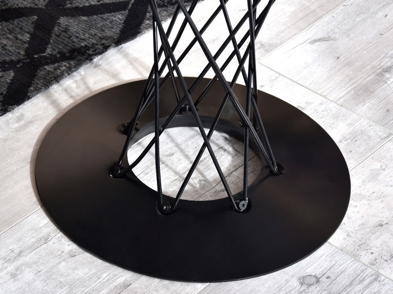 Étkezőasztal Torpedo (fehér + fekete)